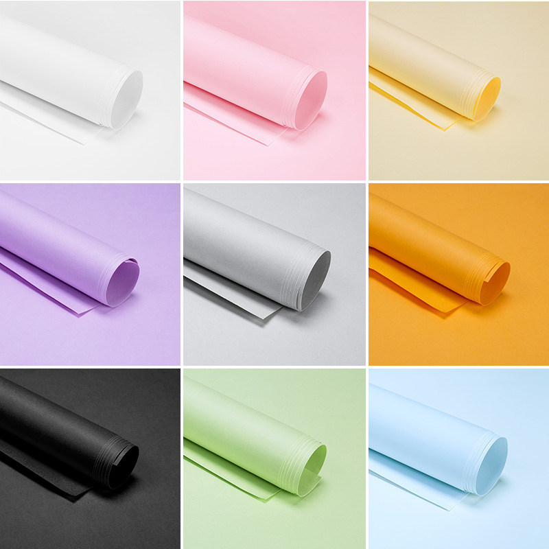 ins Capture Projects Background paper Large size color cardboard black white gray food pure nail shoot background photography background cloth product Morandi color background paper