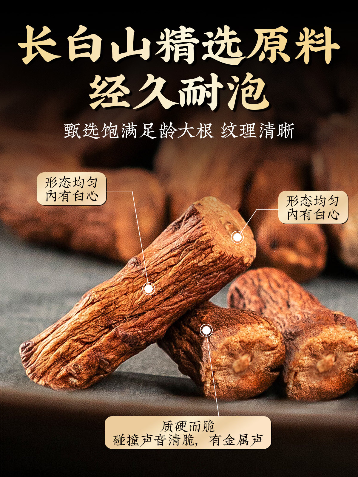 Dandelion Root Tea, a Traditional Chinese Medicinal Herb from Changbai Mountain, Wild, Roasted to Reduce Internal Heat, Paired with Chrysanthemum Knot Tea, Authentic, Official Flagship Store