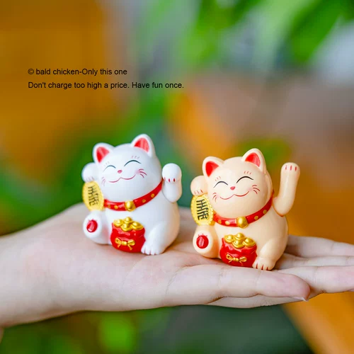 Если у кошки для набора солнечной энергии есть свет, творческое благословение на рабочем столе для набора украшений богатства будет избита