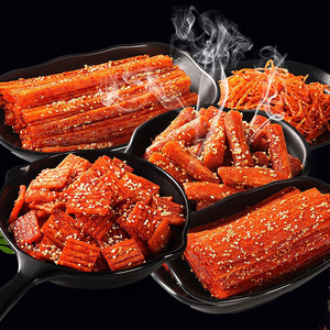 【4包装】网红辣条零食大礼包辣片