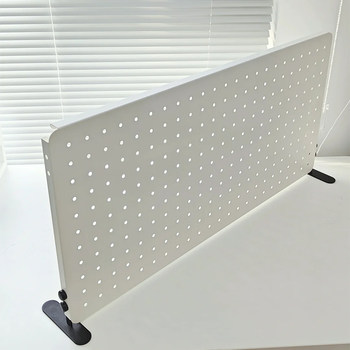 Desktop hole board, table partition rack accessories desk office desk vertical clip storage hanger board without hole punching
