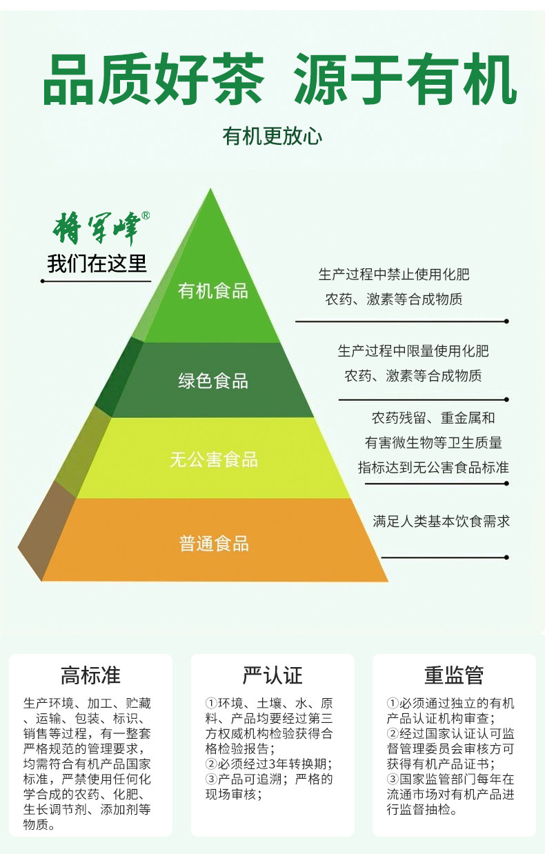 安享好物 安享S级绿茶-将军峰有机绿茶 国标 