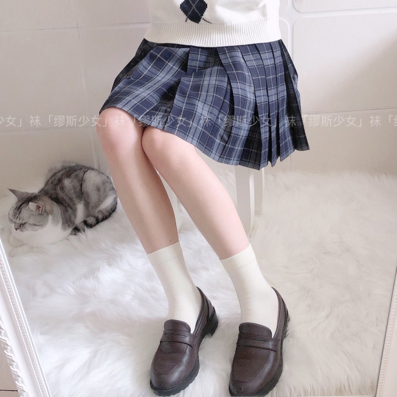 Medium Socks & One In Rice WhiteLeg socks long and tube-shaped Hosiery children Korean version spring and autumn summer Middle cylinder black ins trend black Over the knee jk silk stockings