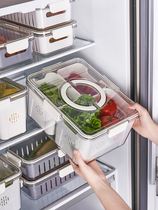 Refrigerator containing box FREEZER COMPARTMENT SPECIAL STORAGE CASE VEGETABLE SORTING ICE CABINET SPECIAL FINISHING DEVINER TRANSPARENT SUB-FIT