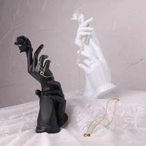 Trendy jewelry display stand ring necklace jewelry display stand jewelry display home furnishings background layout