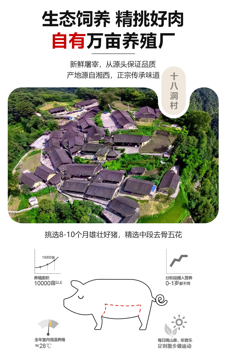 第2件0元 土家十八洞 湖南湘西腊肉 500g 图5