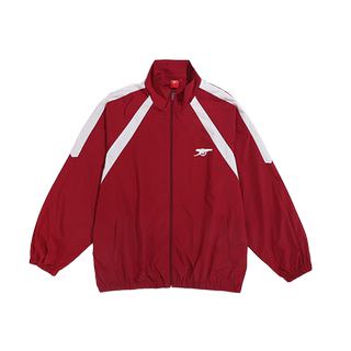 arsenal阿森纳旗舰店官方正品2025秋季加农炮酒红夹克风衣外套