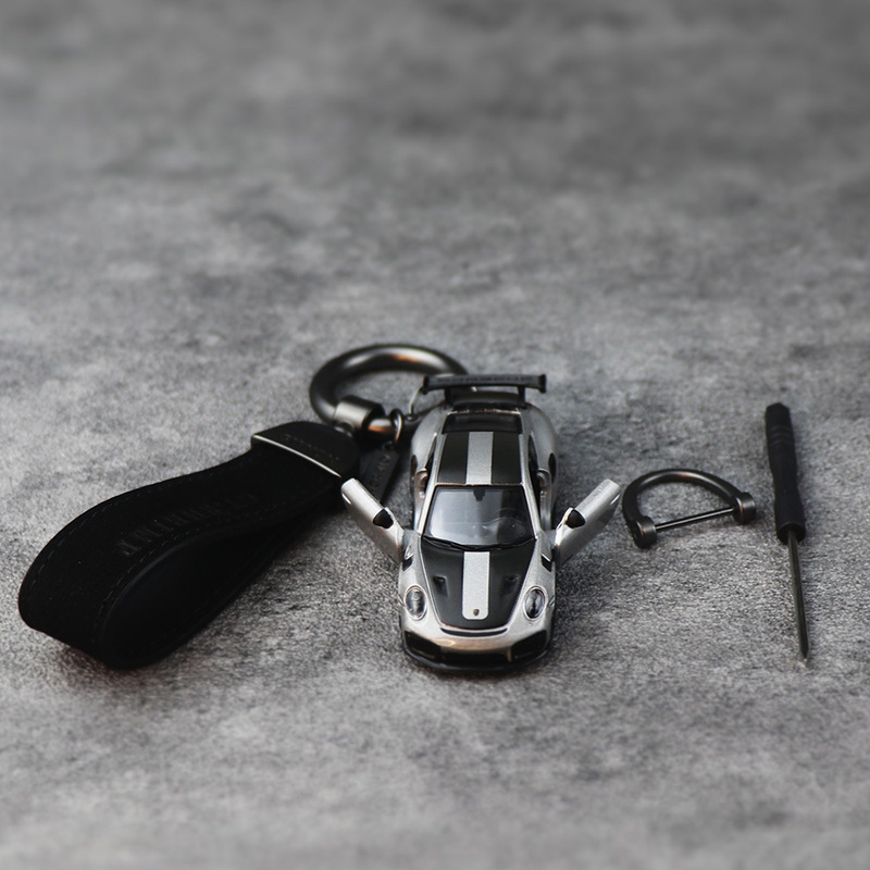 Genuine Keychain Pendant Suitable for Porsche 911, Creative Alloy Car Model Keychain, Collectible Bag Pendant Genuine Keychain Pendant Suitable for Porsche 911, Creative Alloy Car Model Keychain, Collectible Bag Pendant