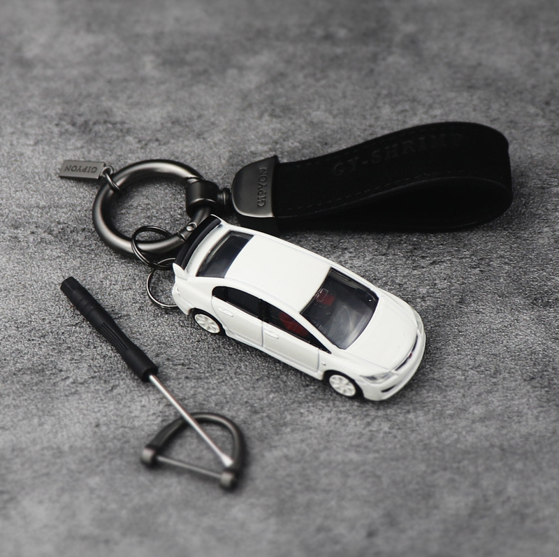 Genuine Authorized Honda Civic Fd2 Car Model Keychain Pendant Personalized Car Metal Keychain Genuine Authorized Honda Civic Fd2 Car Model Keychain Pendant Personalized Car Metal Keychain