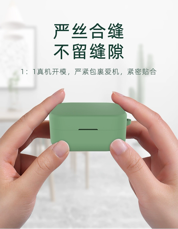 Hộp bảo vệ tai nghe không dây bluetooth Xiaomi air2se true Hộp đựng tai nghe Air2 se hộp bảo vệ vỏ sạc bao gồm tất cả các tính năng chống rơi và chống trượt Xu hướng cá tính dễ thương hoạt hình dễ thương hộp đựng phụ kiện hộp mềm - Phụ kiện MP3 / MP4