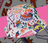 Холст круглой шляпы - белый