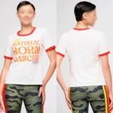 ZW Fitness и повседневная спортивная футболка Top Top Короткие рукава 434 388 433 033 410 455 062 749 781