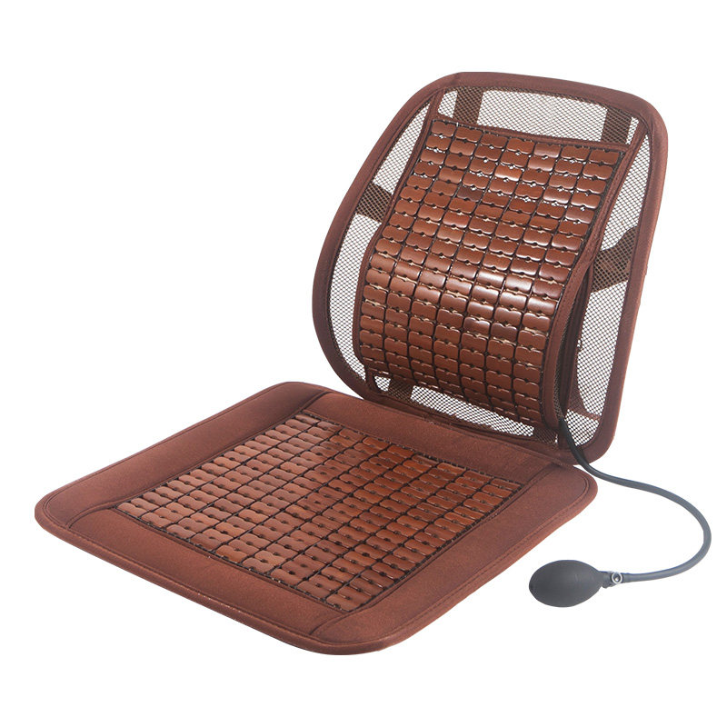 Cushion backrest integrated summer office sedentary chair cushion breathable cool cushion car waist pad mahjong cushion