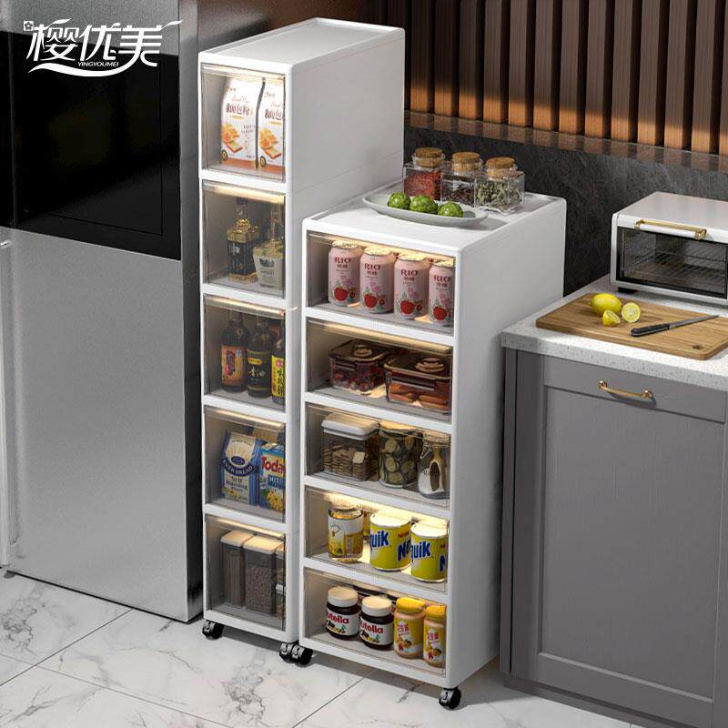 Accept boxes household plastic drawer locker kitchen cleaning cabinet clothetoy snack clamp collection cabinet