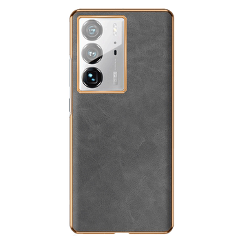 Business Personalized Leather Suitable for Zte Axon40Ultra Mobile Phone Case All-Inclusive Anti-Fall Protective Cover for Men