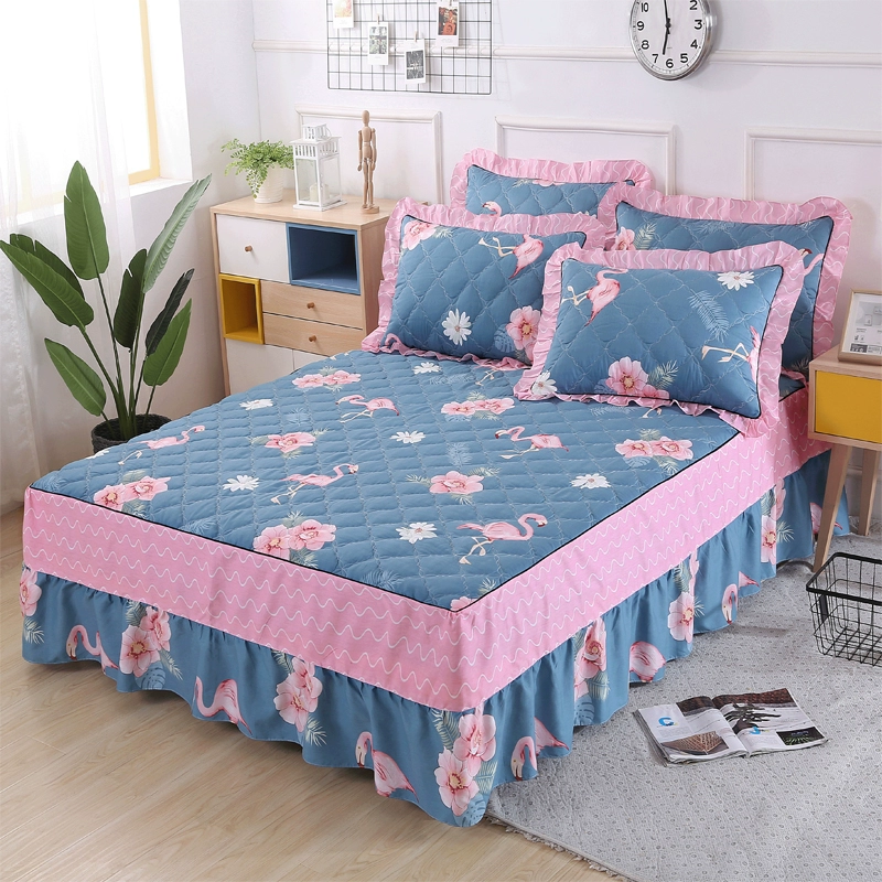 Khăn trải giường đệm bông trải giường khăn trải giường cotton Simmons bảo vệ khăn trải giường 1.5m1.82.0m giường - Váy Petti