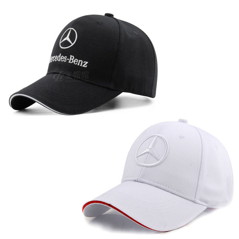 Car logo Repair baseball cap Golf Duck Tongue Cap Sun Riding F1AMG Fleet Racing Cap 4S Shop
