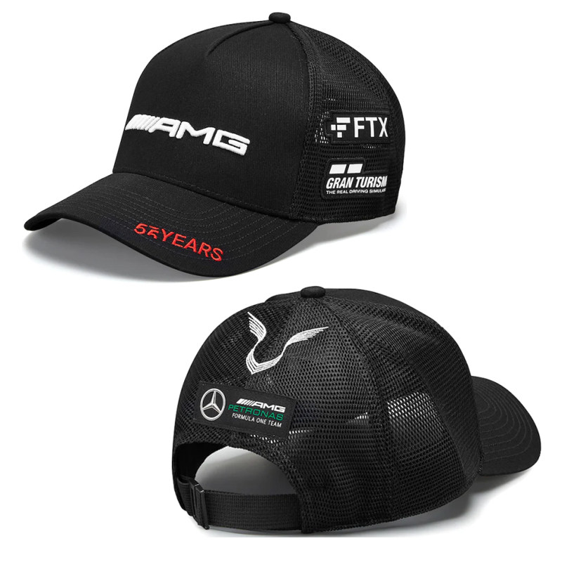 2023 New F1 - surrounding AMG Racing Hat driver hat baseball duck tongue toes - shade car hat