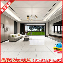 Guangdong original Foshan all-over marble tile floor tile 750x1500 living room large board with pattern background wall tiles