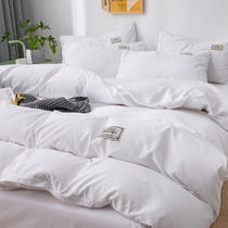 Hotel Wind Guesthouse Pure White Bed Bedding 67 Pieces With Core Pillow Core Mattresses Full Suit Quilted Bedding