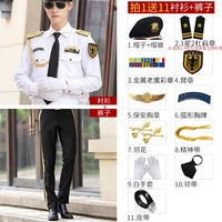 С длинными рукавами+черные брюки+1 звезда 2 бара плеча Глава+Берет-11