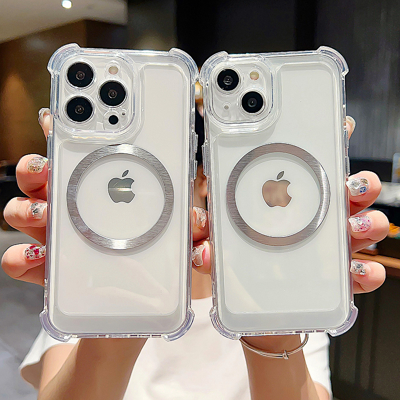 Transparent Magnetic Apple 15 Pro Phone Case iPhone 14 Pro Max Airbag 12/13 Pro Anti-Drop 11 Simple Xs/Xr Protective Cover 7/8 Plus Suitable for 15 Plus Men 12 Mini Women Soft Transparent Magnetic Apple 15 Pro Phone Case iPhone 14 Pro Max Airbag 12/13 Pro Anti-Drop 11 Simple Xs/Xr Protective Cover 7/8 Plus Suitable for 15 Plus Men 12 Mini Women Soft