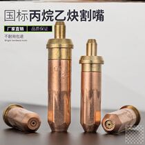 Propane cutting nozzle acetylene cutting nozzle split gas liquefied gas plum blossom type cutting gun hand G01-30 G07-100