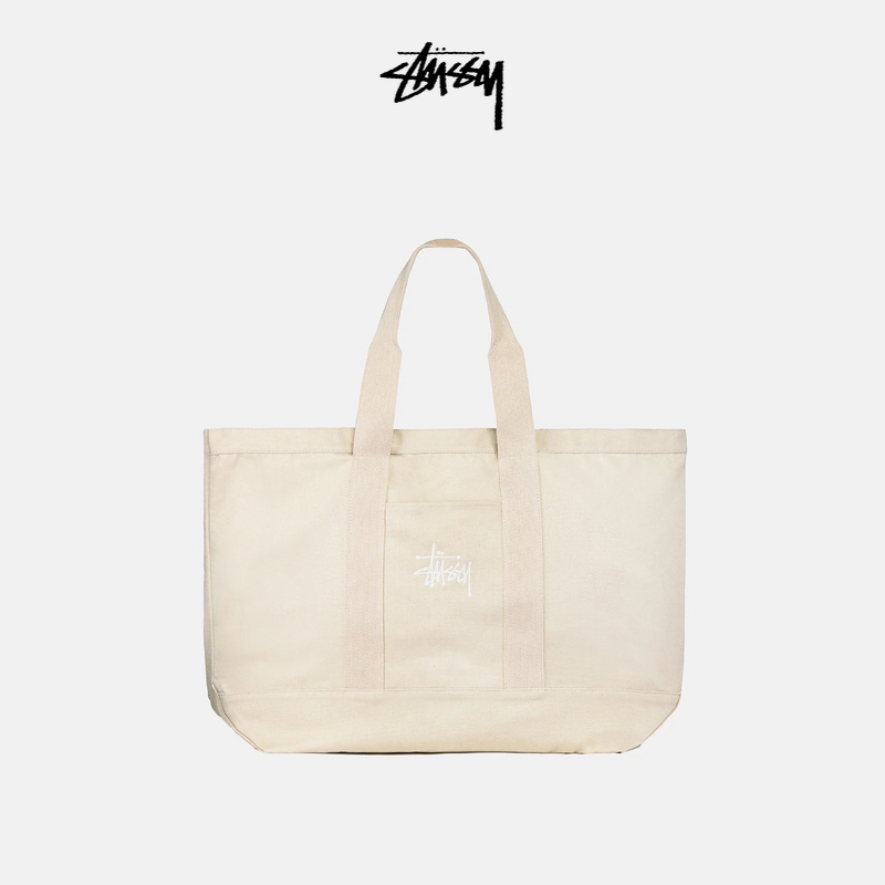 Stussy Classic Logo Canvas Tote Bag