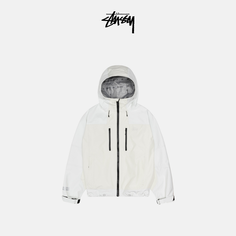 Stussy Gore-Tex Hooded Jacket, Same Style for Men and Women in Autumn
