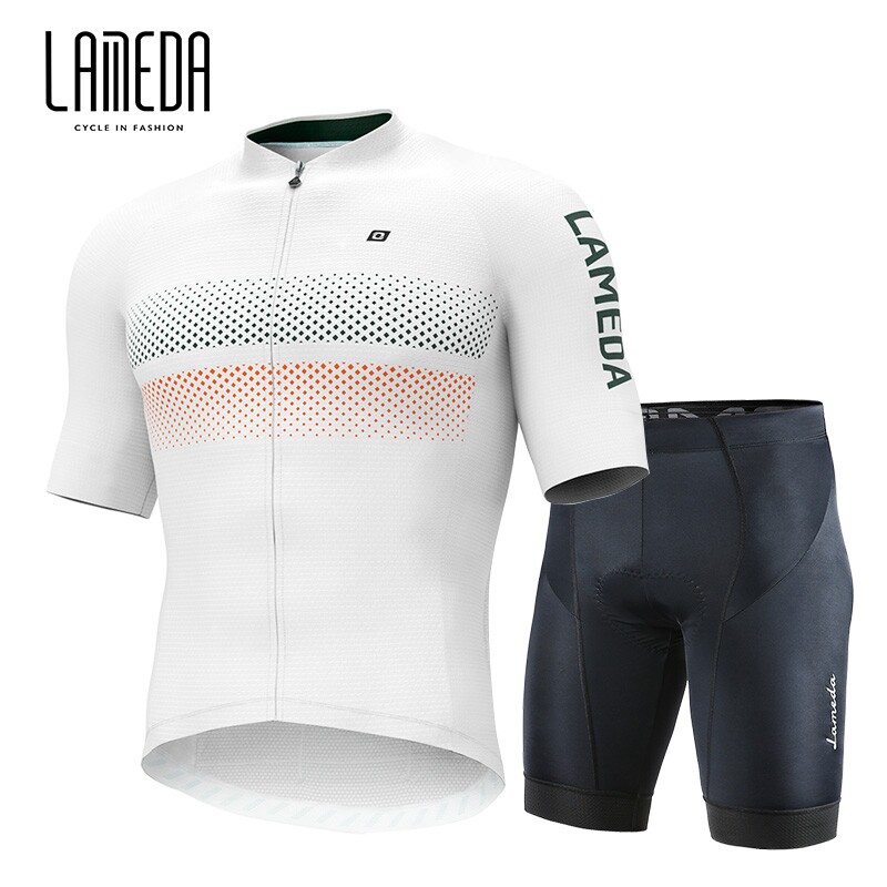Lampada summer cycling suit short sleeve T - shirt shorts two pieces suit for men bicycle road car mountain bike bike bike bike