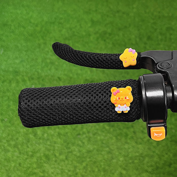 Electric vehicle handlebar cover ice silk breathable cute cartoon universal motorcycle tricycle handbrake handle cover breathable and wear-resistant