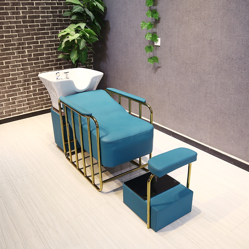 High-end hair salon shampoo bed adult shampoo bed factory direct sales new style hair salon special simple shampoo bed