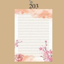 English writing training Special paper English Handwriting Special Paper Hard Pen English calligraphy works paper English Exercise paper