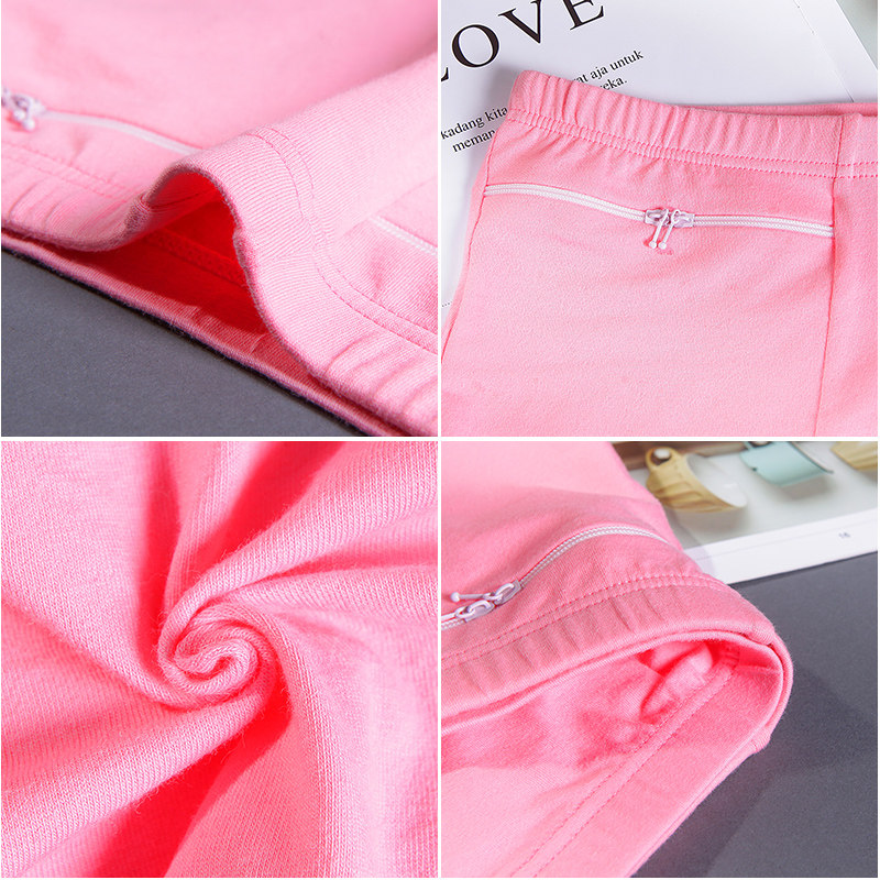 Antitheft Underwear Women's Pure Cotton Boxer with Pocket Double