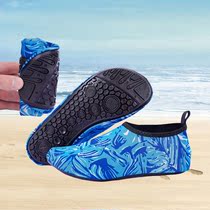 Beach socks shoes men and women diving snorkeling children involved in water Anadromous swimming soft shoes non-slip anti-cutting speed dry foot sticking shoes