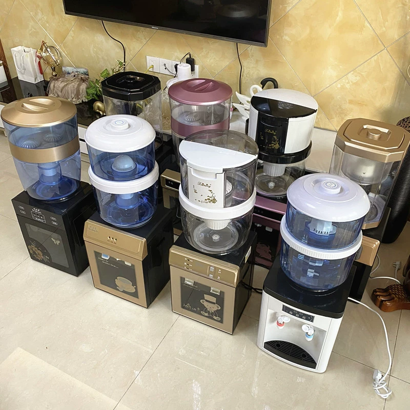 Máy lọc nước để bàn, làm lạnh và sưởi ấm nhỏ, xô lọc nước, lọc và lọc gia đình, xô đựng nước máy để uống trực tiếp - Nước quả