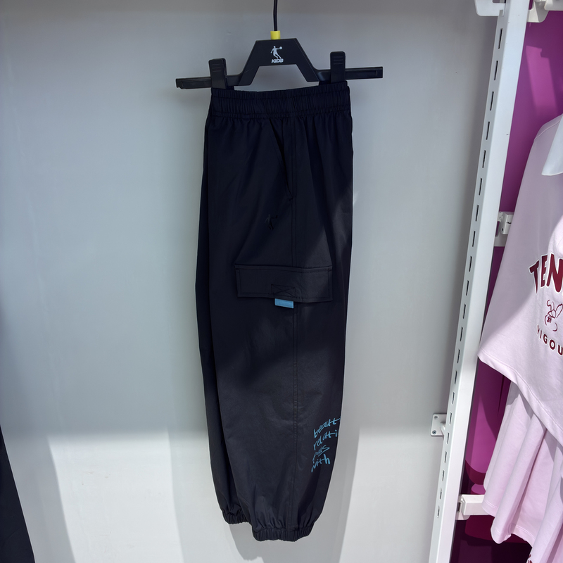 Jordan Kidsren's Sports Quick-Drying Pants 2026 Summer Boys' Cool-Feeling Woven Sweatpants Tddyka262098