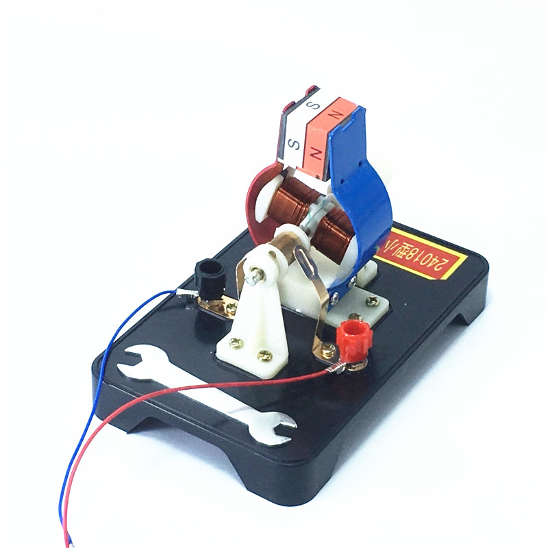可拆卸组装直流电动机模型 铜丝电动机教学器材 儿童科普电机器材
