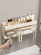 FINECHI hair dryer rack free of punching bathroom hair dryer hanger hair dryer holder bathroom shelf
