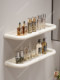 Finechi Cream Style Bathroom Storage Rack No-Drill Wall-Mounted Toilet Organizer Washstand Shelf