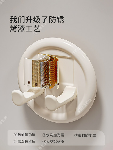 Finechi Hair Dryer Holder No-Drill Storage Integrated Rack for Bathroom Sink Behind the Sink Cord Winder