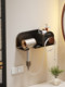 Hair Dryer Holder Bathroom No-Drill Wall-Mounted Storage Rack Toilet Storage Organizer Bathroom Hair Dryer Stand