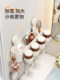 Finechi Suction Cup Toothbrush Holder Bathroom No-Drill Wall-Mounted Storage Rack Multifunctional Hanging Rack