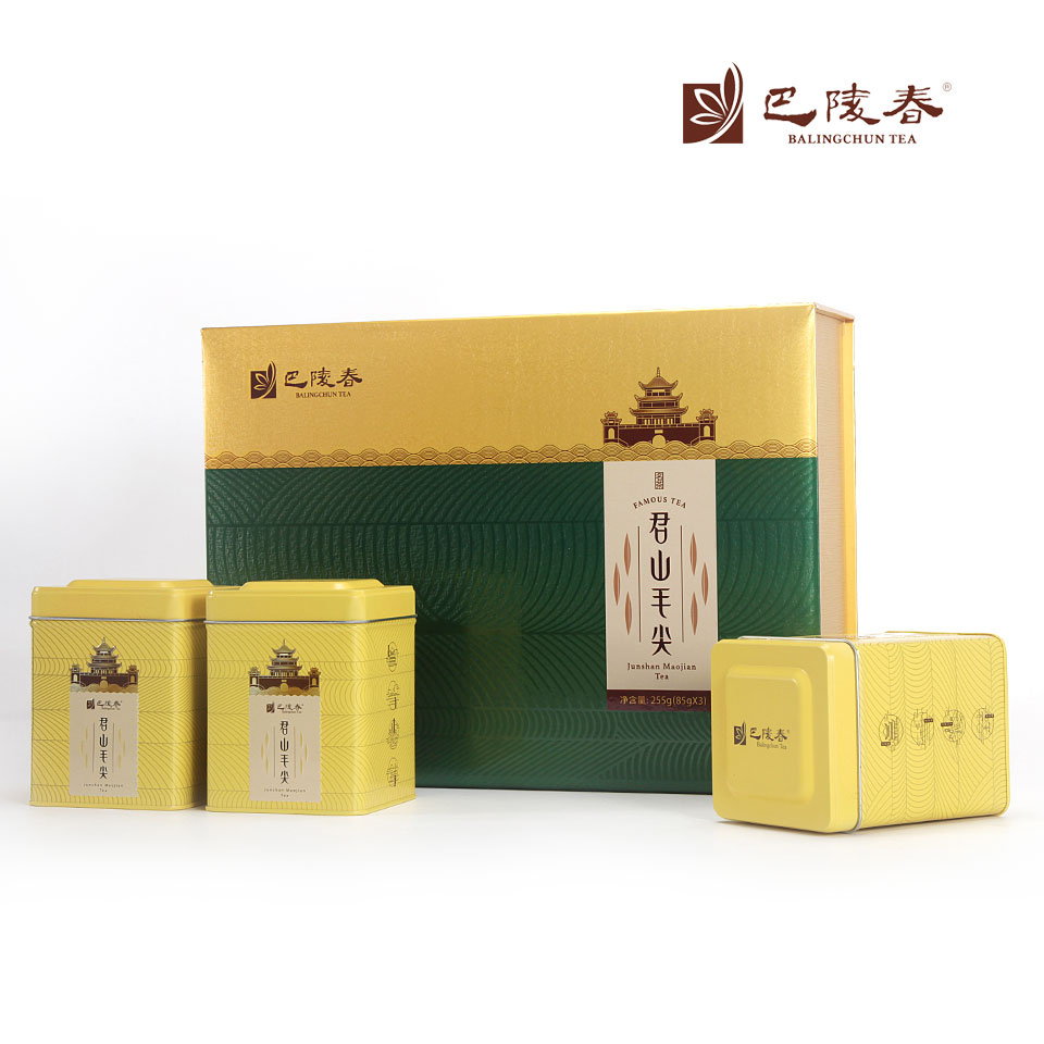 Baling Spring Tea Junshan Maojian Super Green Tea 2023 Mingqian New Tea Buds High-end Gift Box Green Tea Maojian