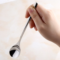 lediar stainless steel mixing spoon coffee milk powder mixing stick spoon drink with long handle ice spoon