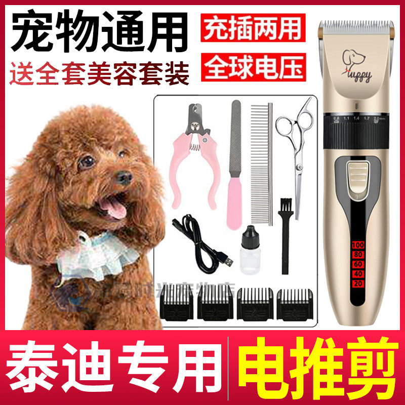 Teddy Special Hairdresser Electric Pushcut Not Hot Low Noise Pooch Shave Machine Pet Electric Push Cut Shave Dog Hair Muted
