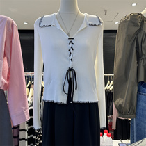 gogoing Han Edition 2023 Spring 2023 new temperament and tailored rope pump and knitted shirt tops