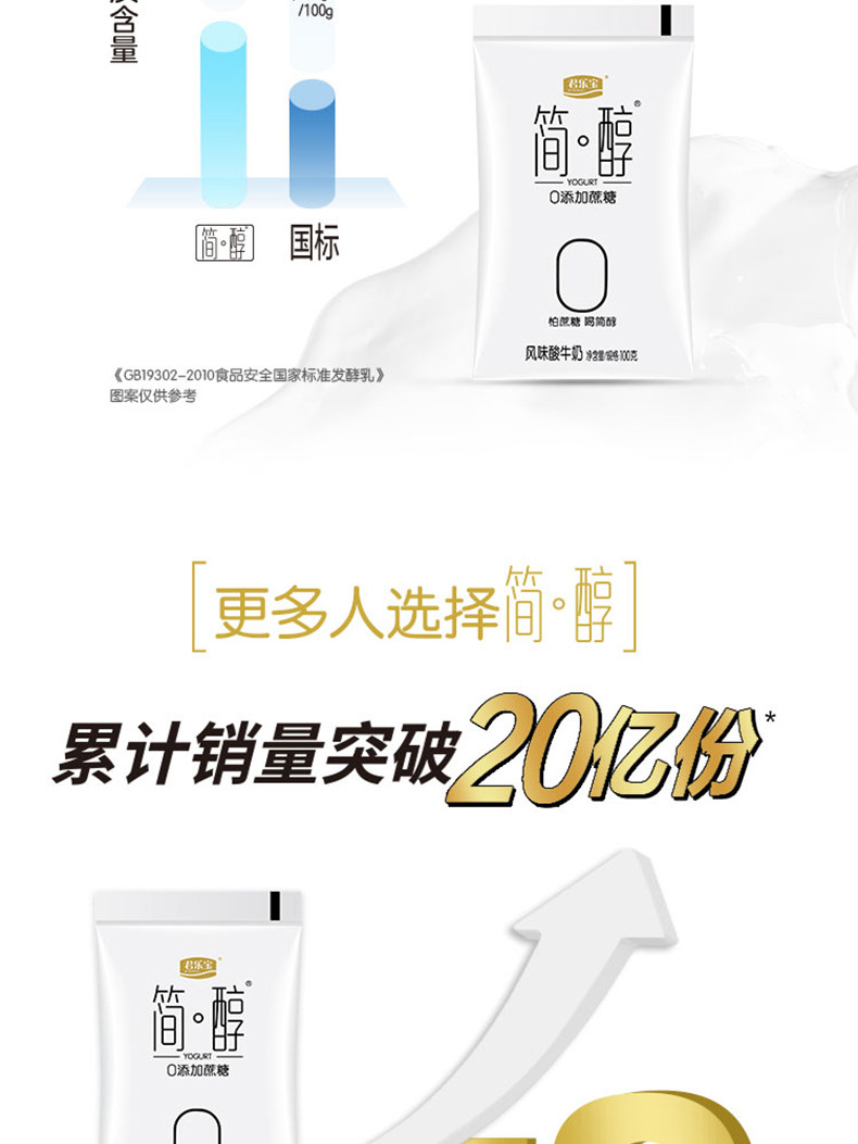 君乐宝 简醇0添加蔗糖酸奶10袋 图5