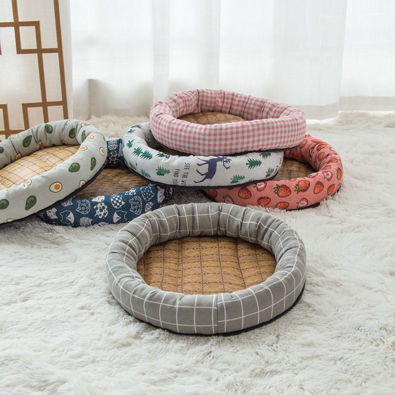 Cat kennel kennel summer mat cushion small and medium-sized large pet dog four seasons universal removable and washable pet supplies Teddy