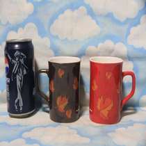 (Ash) Nestlé early out - of - print cross - tag Maple Leaf cup red cup coffee cup